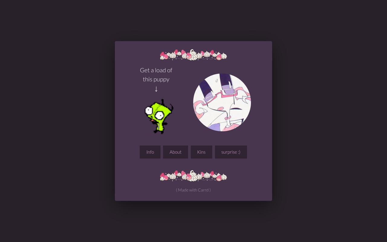 Carrd profile picture for @tallest